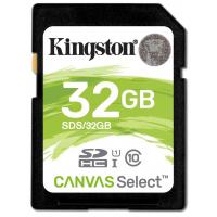 Карта пам'яті Kingston 32GB SDHC class 10 UHS-I U3 Canvas Select (SDS/32GB)