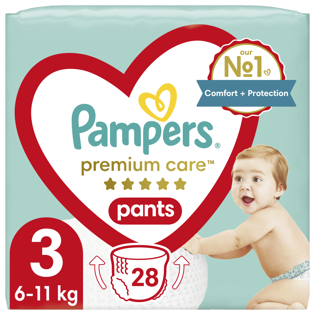 Підгузки Premium Care Pants Midi Розмір 3 (6-11 кг) 28 шт. Pampers (4015400687894) Підгузки Premium Care Pants Midi Розмір 3 (6-11 кг) 28 шт. Pampers (4015400687894)
