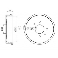 Гальмівний барабан Bosch 0 986 477 235
