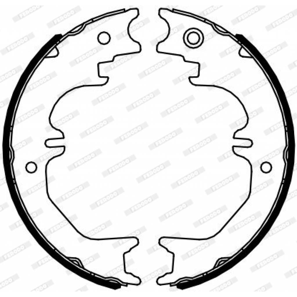 Гальмівні колодки FERODO FSB4125 Гальмівні колодки FERODO FSB4125