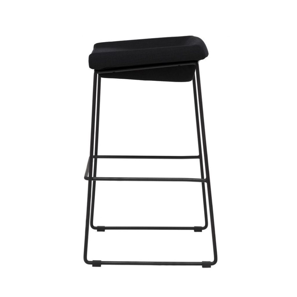 Кухонний стілець Concepto Coin напівбарний чорний (HBC93-F11-BLACK)