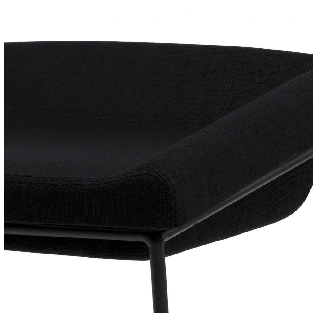 Кухонний стілець Concepto Coin напівбарний чорний (HBC93-F11-BLACK)