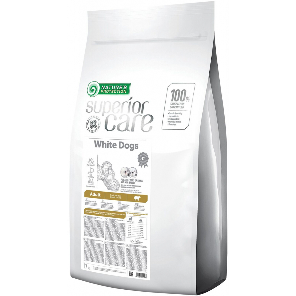 Сухий корм для собак Nature's Protection Superior Care White Dogs Adult Small and Mini Breeds 17 кг (NPSC45993)