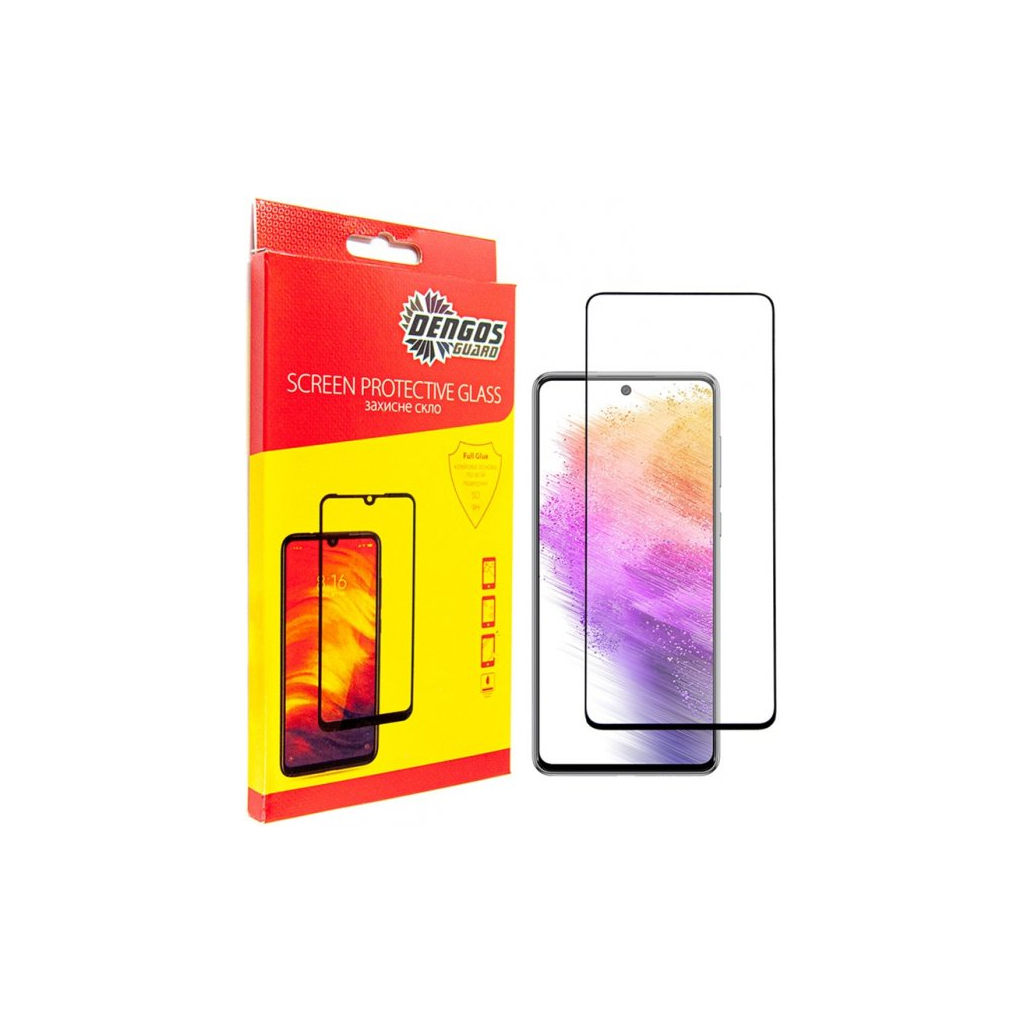 Скло захисне Dengos Full Glue Samsung Galaxy A73 5G (TGFG-213) Скло захисне Dengos Full Glue Samsung Galaxy A73 5G (TGFG-213)