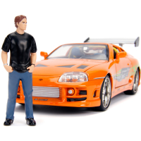 Машина Jada металева Форсаж Toyota Supra (1995) + фігурка Браяна 1:24 (253205001)