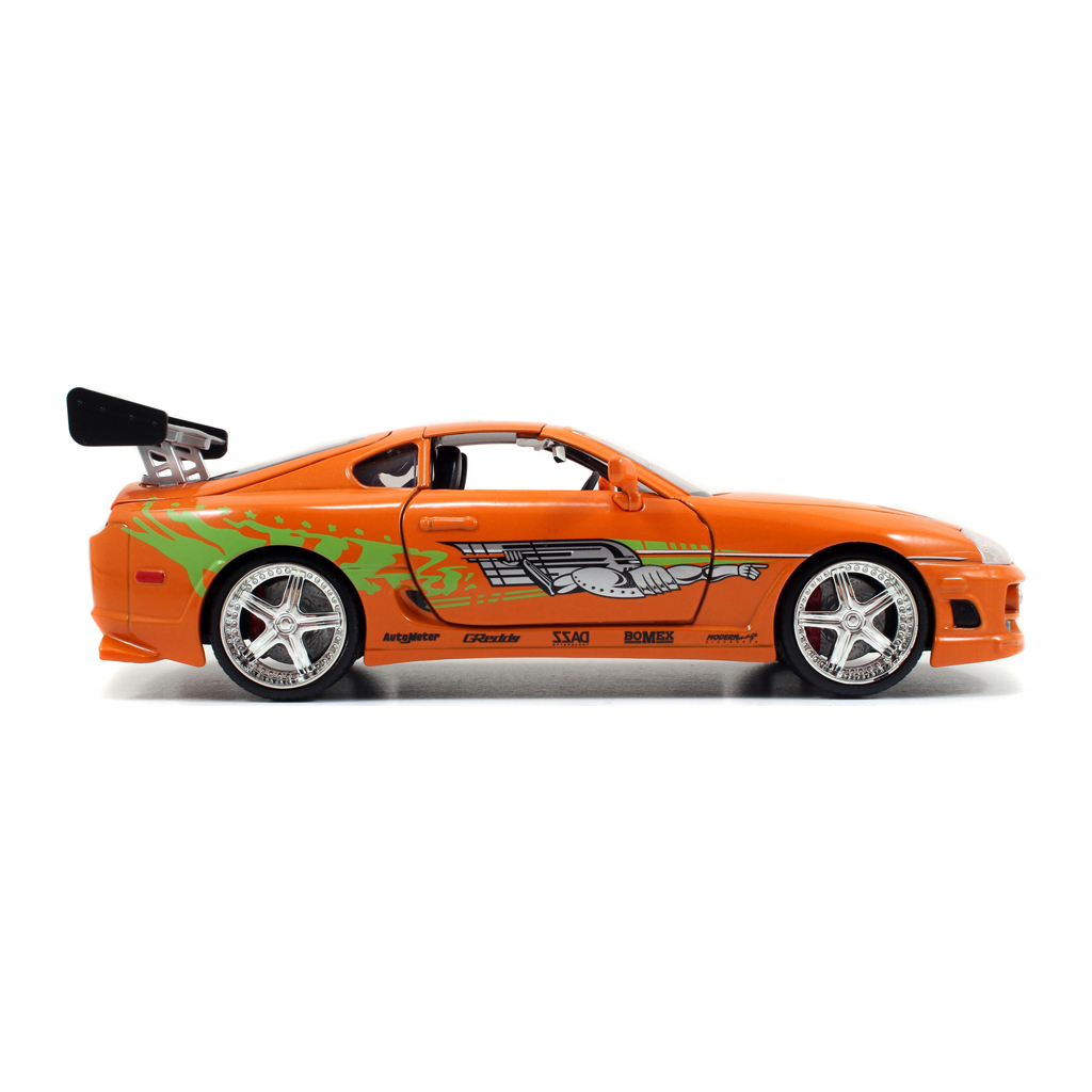Машина Jada металева Форсаж Toyota Supra (1995) + фігурка Браяна 1:24 (253205001)