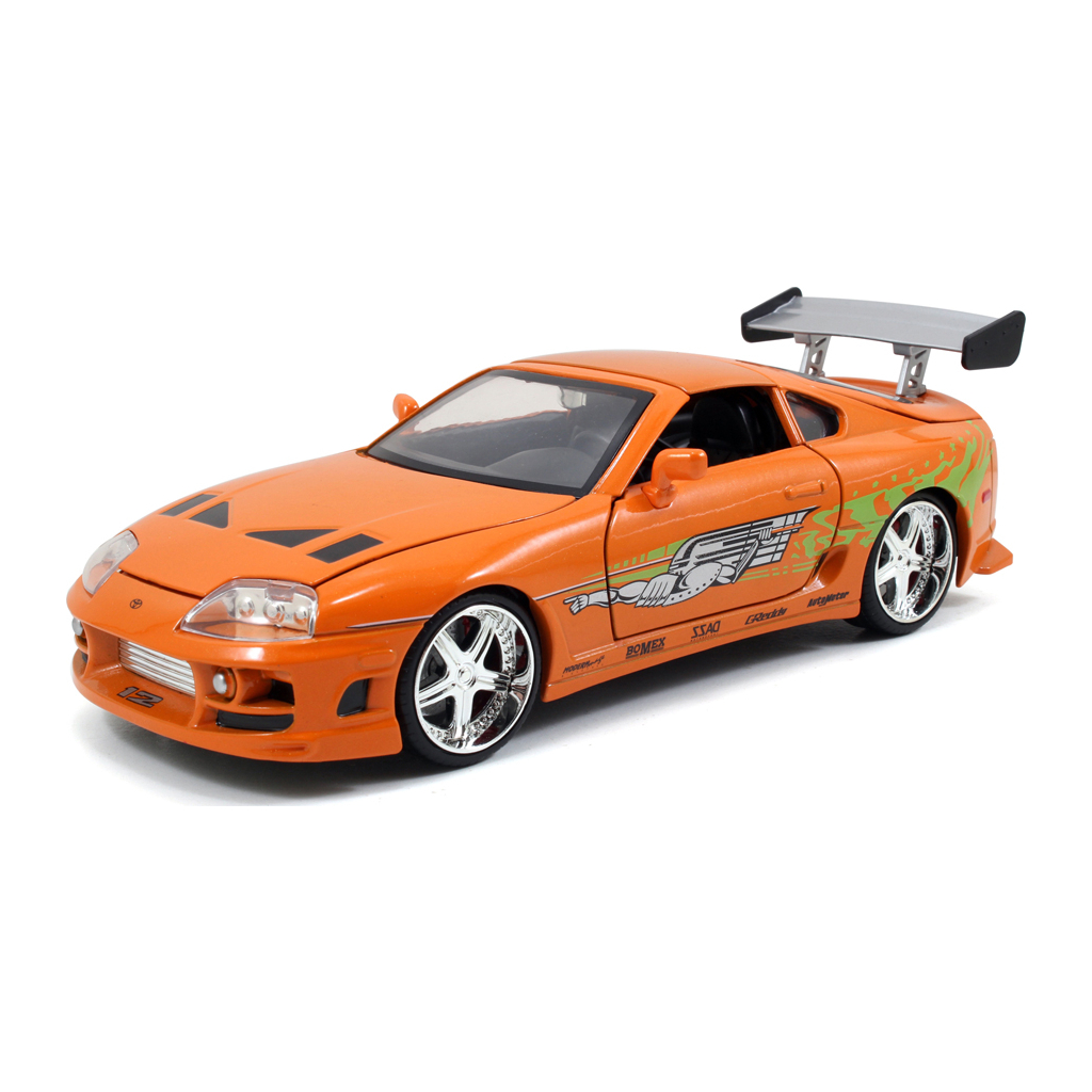 Машина Jada металева Форсаж Toyota Supra (1995) + фігурка Браяна 1:24 (253205001)