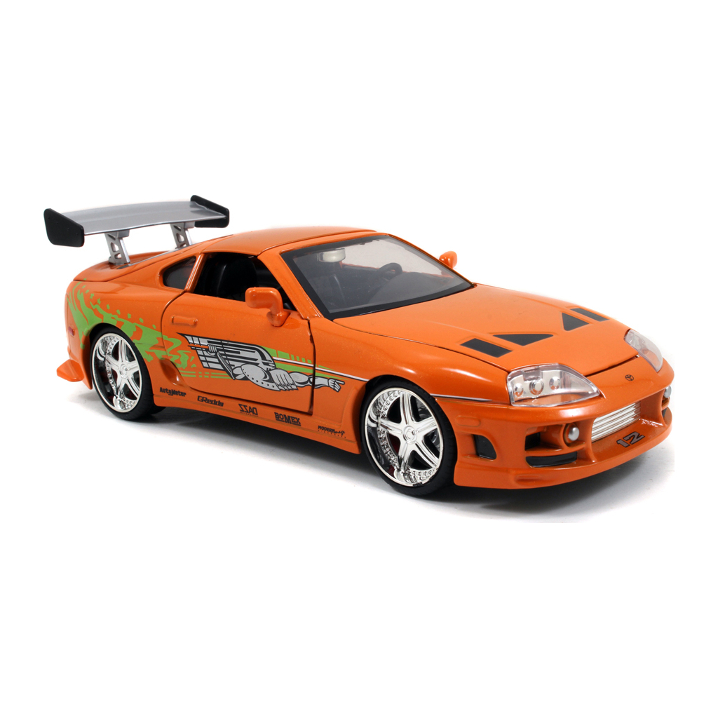 Машина Jada металева Форсаж Toyota Supra (1995) + фігурка Браяна 1:24 (253205001)