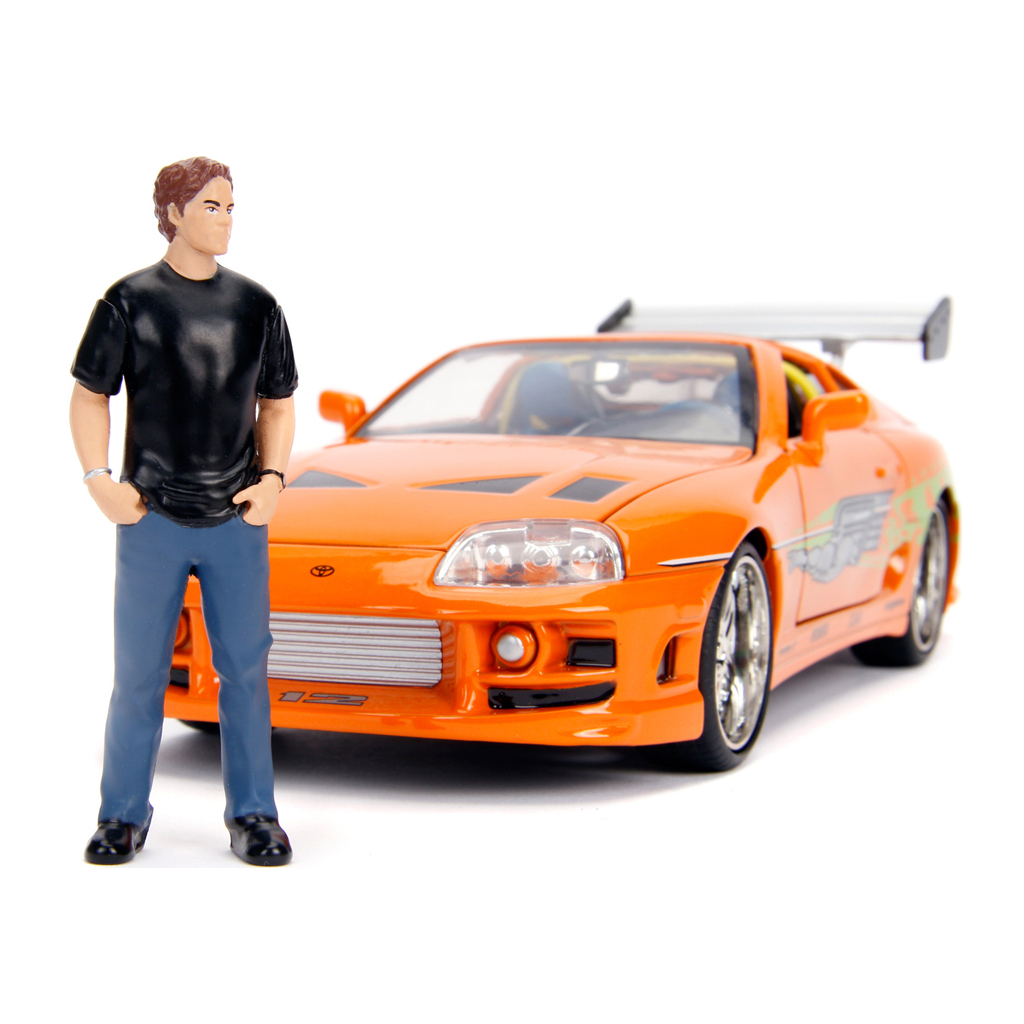 Машина Jada металева Форсаж Toyota Supra (1995) + фігурка Браяна 1:24 (253205001)