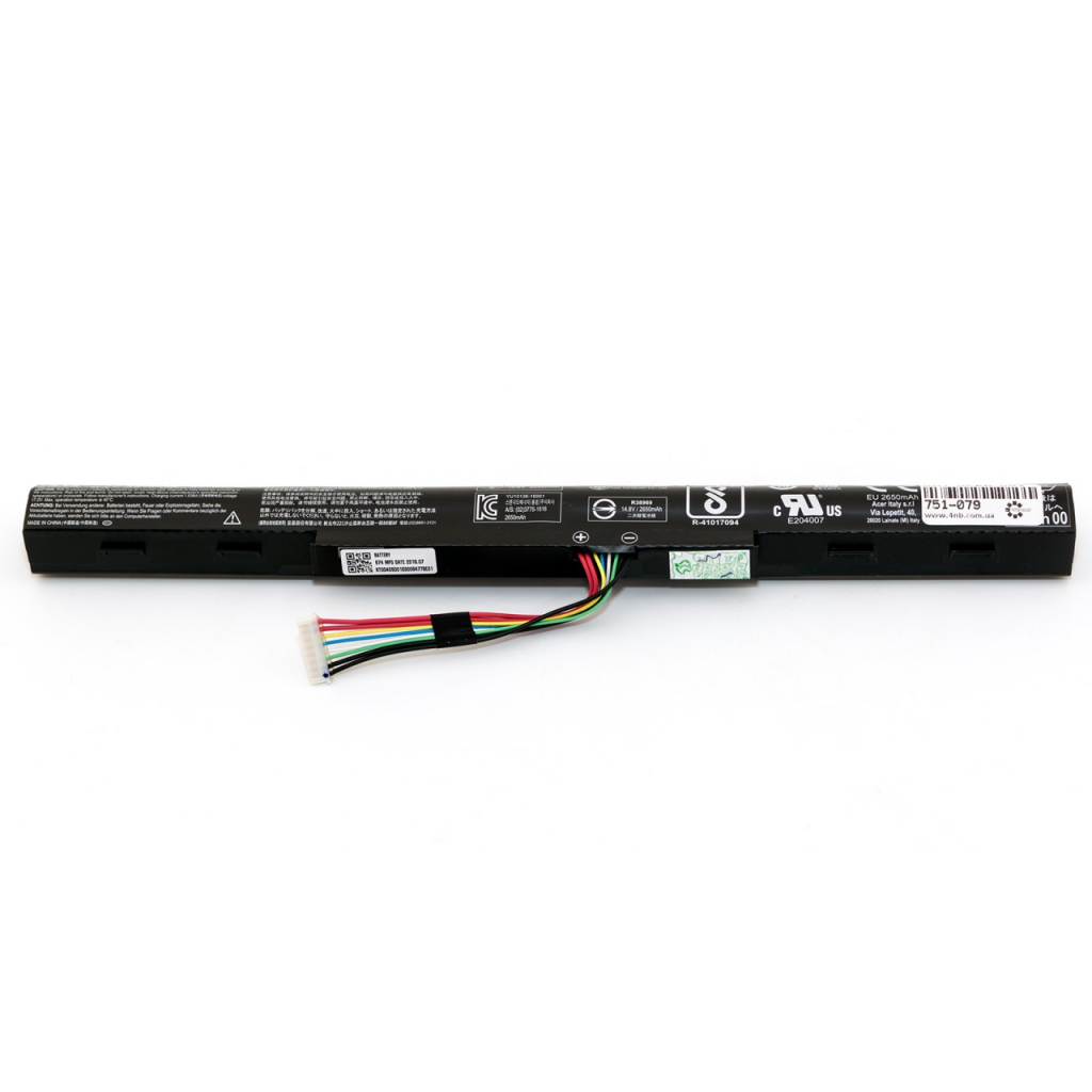 Акумулятор до ноутбука Acer AS16A8K, 2800mAh (41.4Wh), 4cell, 14.8V, Li-ion (A47727) Акумулятор до ноутбука Acer AS16A8K, 2800mAh (41.4Wh), 4cell, 14.8V, Li-ion (A47727)