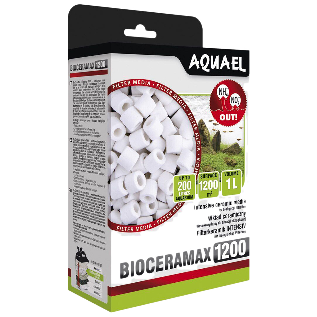 Наповнювач для акваріумного фільтра AquaEl BioCera MAX UltraPro 1200 1 л (5905546053969)