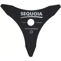 Lawnmower blade SEQUOIA 3-toothed, D=255 mm, landing D=25.4 mm, thickness 1.4 mm (GB3-255)