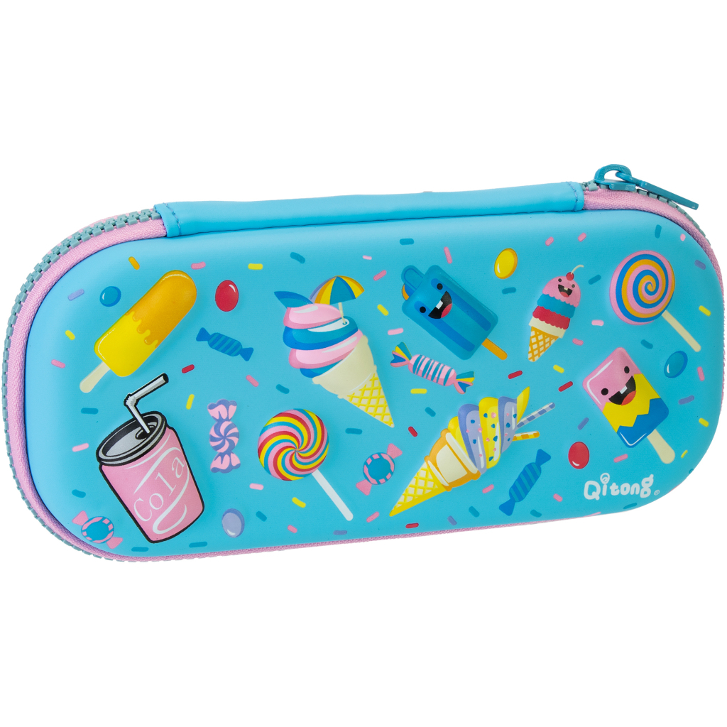 Пенал Cool For School 1 відділення з органайзером блакитний (QT-5649-Blue) Пенал Cool For School 1 відділення з органайзером блакитний (QT-5649-Blue)