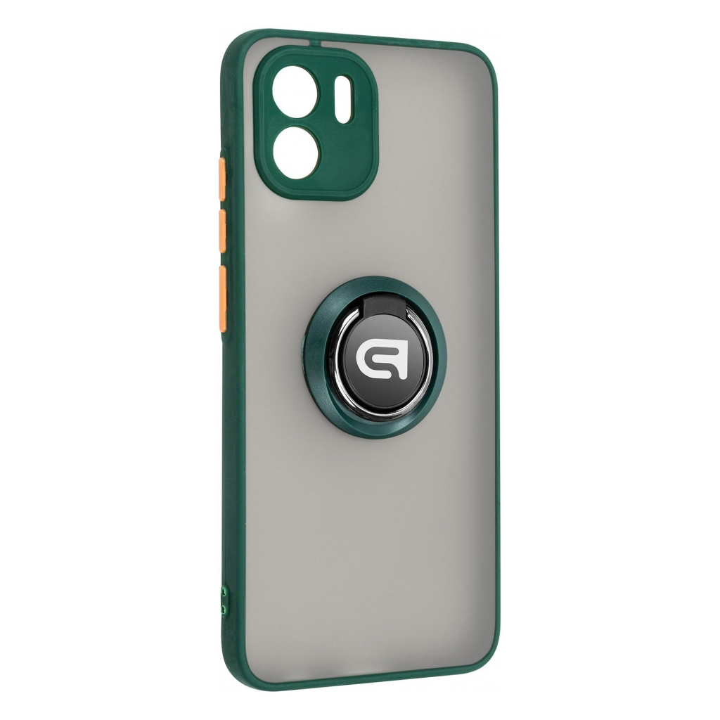 Чохол до мобільного телефона Armorstandart Frosted Matte Ring Xiaomi Redmi A2 Dark Green (ARM68375) Чохол до мобільного телефона Armorstandart Frosted Matte Ring Xiaomi Redmi A2 Dark Green (ARM68375)