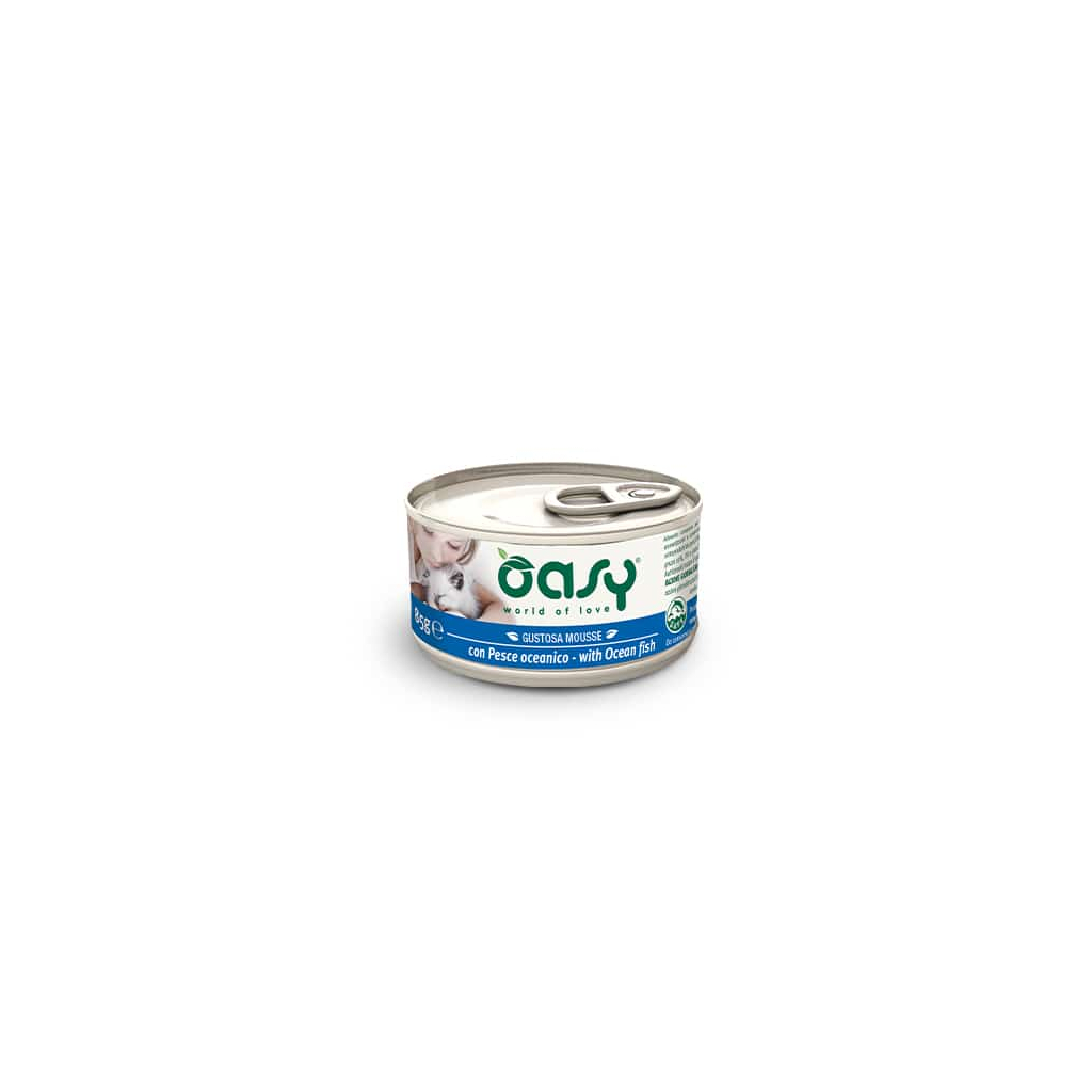 Консерви для котів OASY Океанічна риба 85 г (8053017342917)