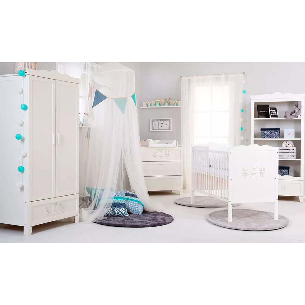 Ліжечко Klups Marsell 120 х 60 см Біле (MARSELL3)