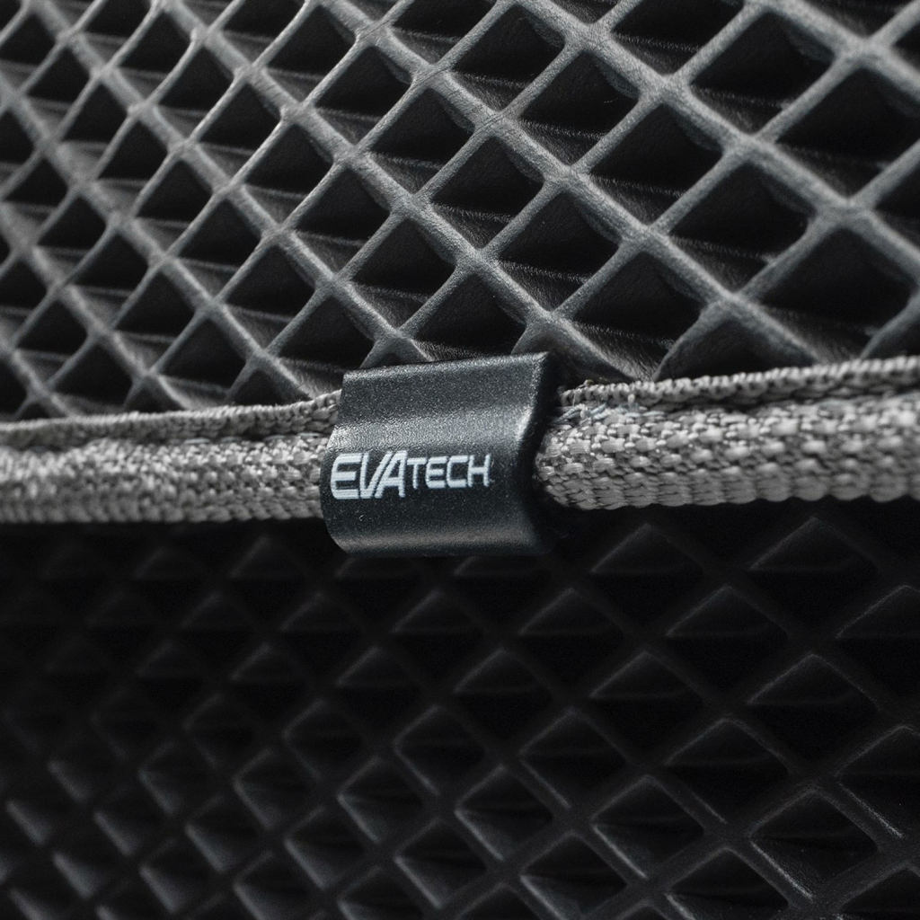 Сумка-органайзер EVAtech XL-PRO 32x100x30 см. Ромб чорний з сірим кантом (BS13643OX3RBG)