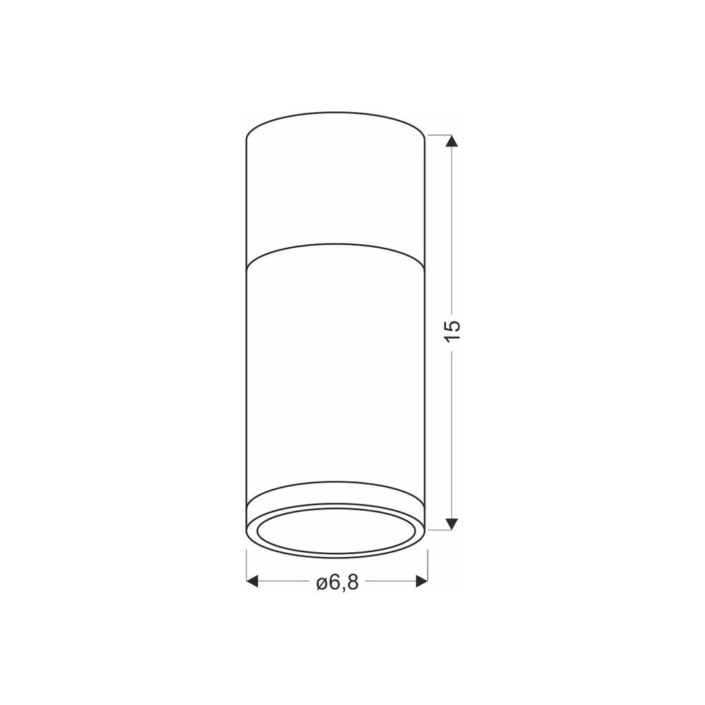 Світильник точковий Candellux 2284279 TUBA (2284279)