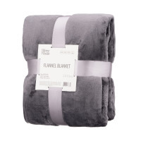 Plaid ARDESTO Flannel 100% polyester, dark gray 200x220 cm (ART0213SB)