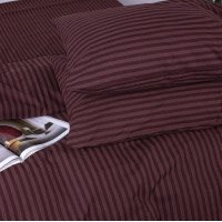 Pillowcase MirSon Ranforce Elite 17-0617 Stripe Brown 60x60 cm (2200008202118)