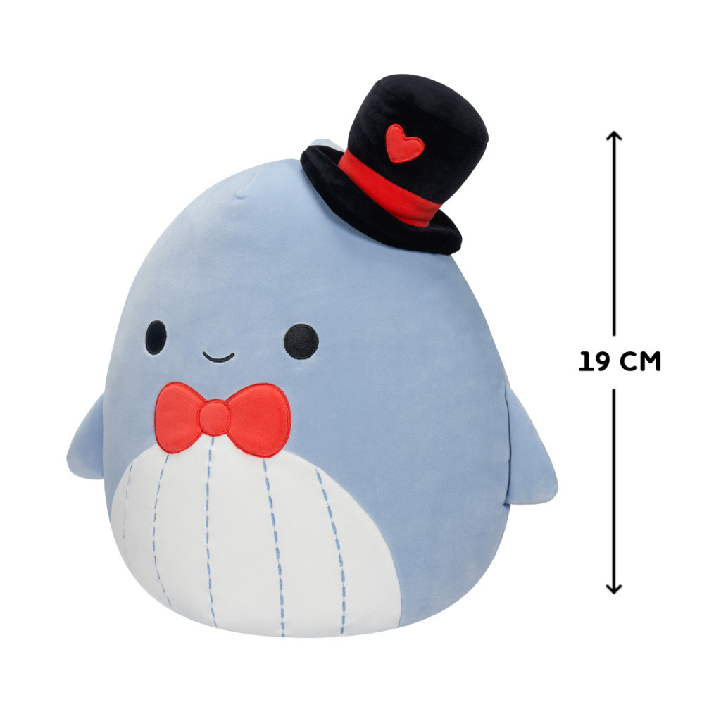 М'яка іграшка Squishmallows Синій кит Самір 19 см (SQVA00838)