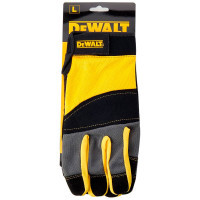 Protective gloves DeWALT size L/9, with palm and finger pads (DPG215L)