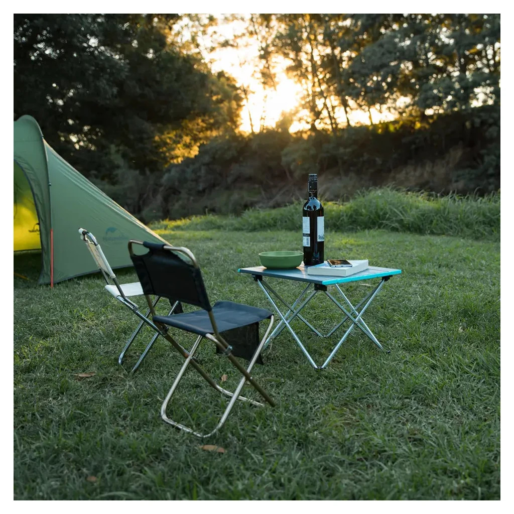 Туристичний стіл Naturehike NH19Z008-Z алюміній Розмір L сірий (6927595750872) Туристичний стіл Naturehike NH19Z008-Z алюміній Розмір L сірий (6927595750872)