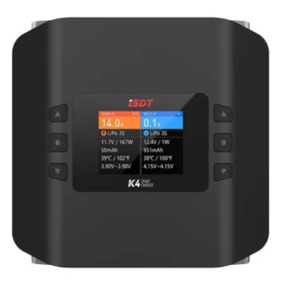 Зарядний пристрій для дрона iSDT K4 AC 400W DC 600Wx2 (HP0015.K4)