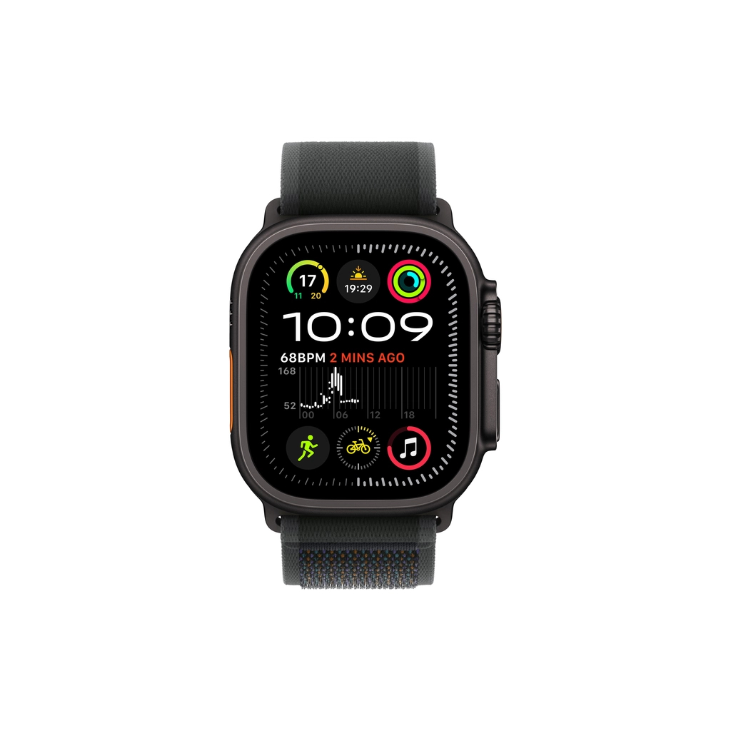 Смарт-годинник Apple Watch Ultra 2 2024 GPS + Cellular 49mm Black Titanium Case with Black Trail Loop - S/M (MX4U3UL/A)