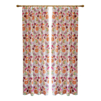 Curtain Provence set Violet cherries 140x170 cm 2 pcs (034917)