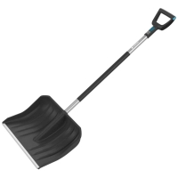 IPRO Cellfast Snow Shovel, Aluminum Blade, 49cm, 140cm, 1.65kg (40-011)