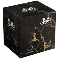 Cosmetic wipes Chisto Softa Black 3 layers 70 pcs. (4823098414391)