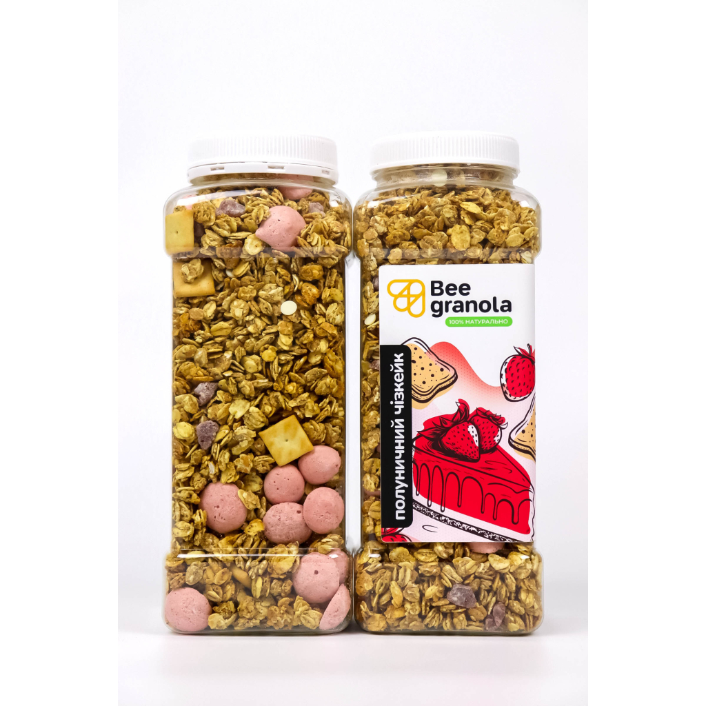 Гранола Bee Granola Полуничний чізкейк 500 г (4820228430610)