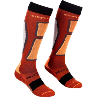 Socks Ortovox Ski Rock'n'Wool Long Socks Mns clay orange - 45-47 - orange (025.001.0110)