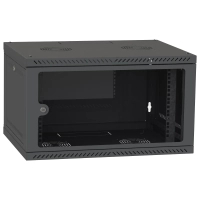 Шафа настінна Ipcom 4U, 600*350, RAL9005 (СН-4U-060х035-ДС-9005)