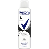 Antiperspirant Rexona Invisible on black and white 150 ml (8712561844857/8720181564123)