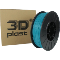 Пластик для 3D-принтера 3Dplast PLA 1.75мм, 0.85кг, turquoise (3DPLA17508BRZ)