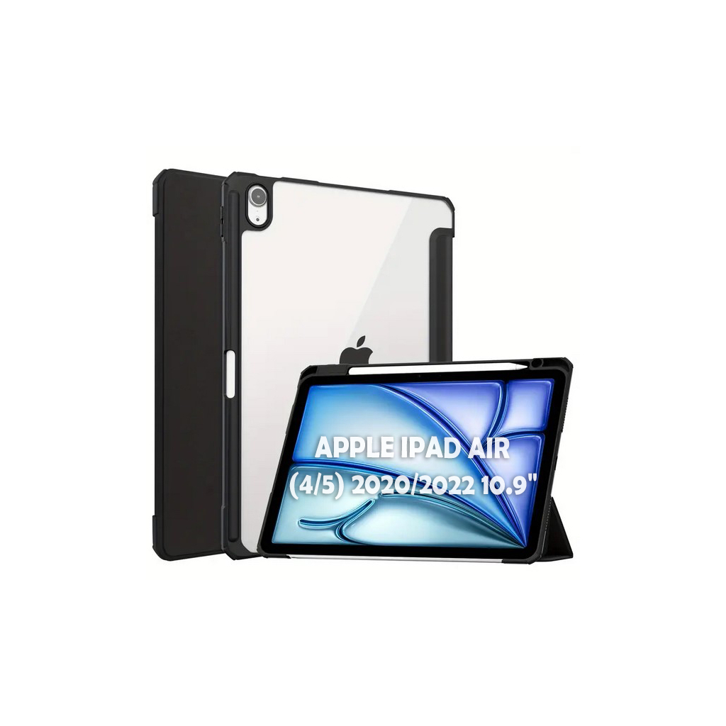 Чохол до планшета BeCover Soft Edge TPU Apple Pencil Apple iPad Air (4/5) 2020/2022 10.9" Black (711696)