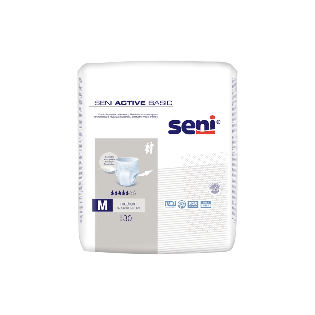 Підгузки для дорослих Seni Active Basic труси M Medium 30 шт (5900516699666)