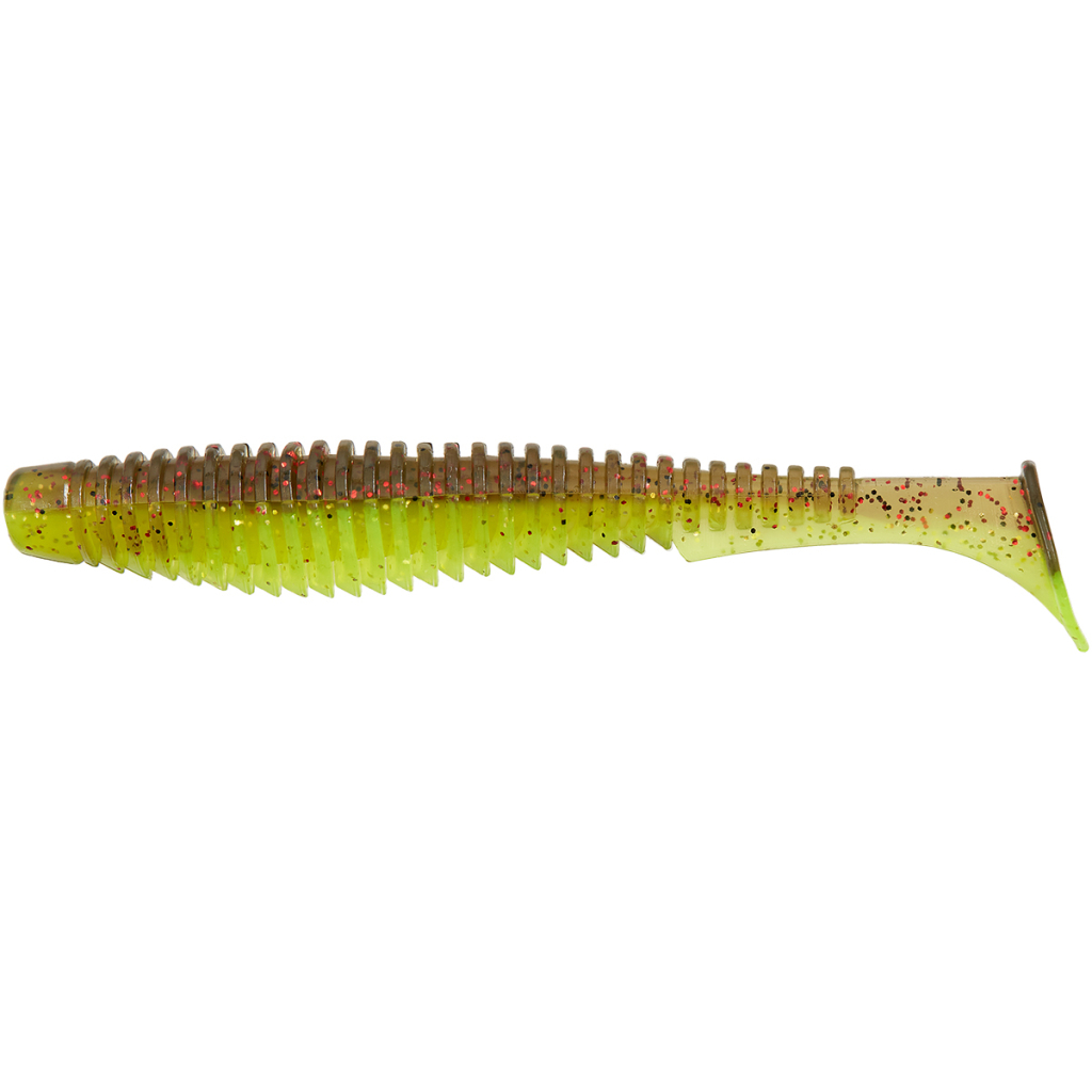 Силікон рибальський FishUP U-Shad 4" 203 - Green Pumpkin/Flo Chartreuse (8шт/уп) (1864.11.20) Силікон рибальський FishUP U-Shad 4" 203 - Green Pumpkin/Flo Chartreuse (8шт/уп) (1864.11.20)