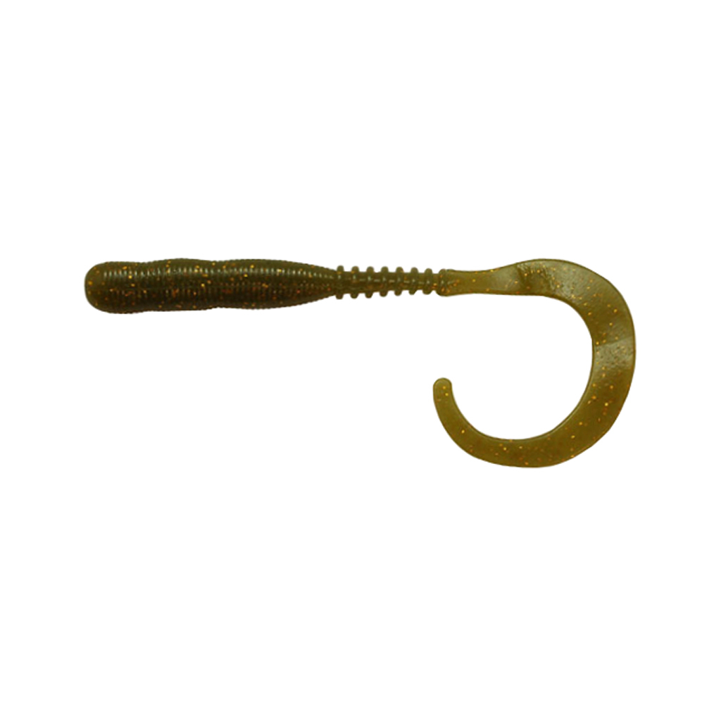 Силікон рибальський Reins Curly Curly 4" 035 Green Sparkle (15 шт/уп.) (1552.00.36)
