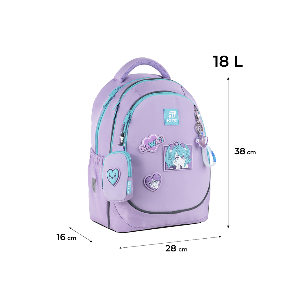 Рюкзак шкільний Kite Education 700 Kawaii Love (K25-700M-6)