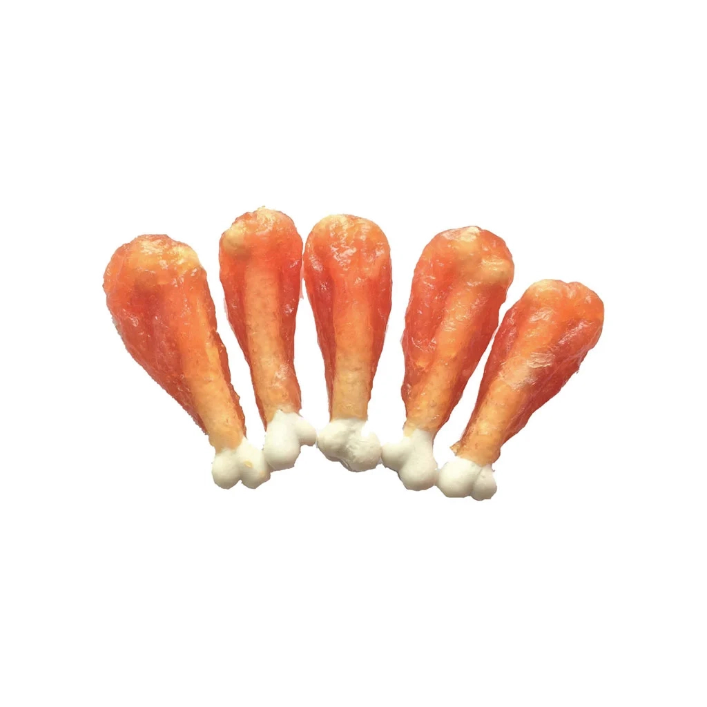 Ласощі для собак Lucky Star М'яка куряча гомілка з кальцієвою кісткою 7 см 200 г (4820144301155)