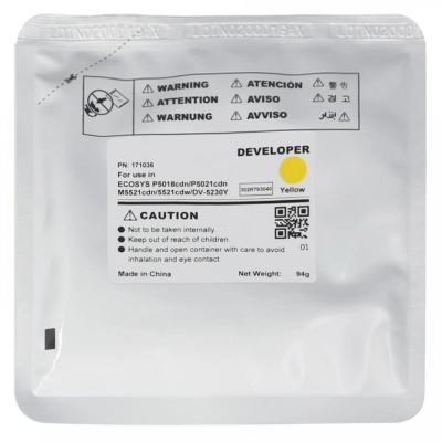 Девелопер Kyocera Ecosys P5021, DV-5230Y 94г, yellow, 302R793040 CET (CET171036)