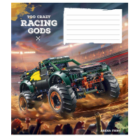 Notebook Schoolboy Zooland 12 sheets line (012-3472L)
