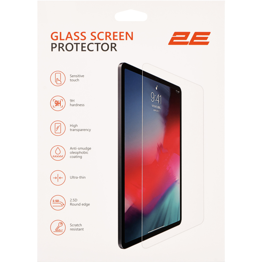 Скло захисне 2E iPad Pro 11 (2024), 2.5D (2E-IP-IPD-P11-LT2.5D-CL)