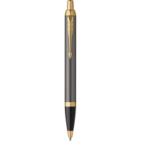 Ballpoint pen Parker IM 17 Gray Lacquer GT BP (21 132)