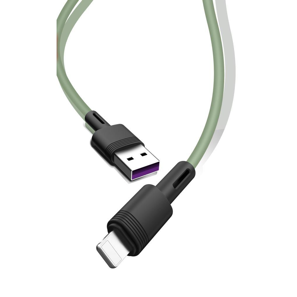 Дата кабель USB 2.0 AM to Lightning 1.0m 5A green XO (NB166-L-1-GR) Дата кабель USB 2.0 AM to Lightning 1.0m 5A green XO (NB166-L-1-GR)