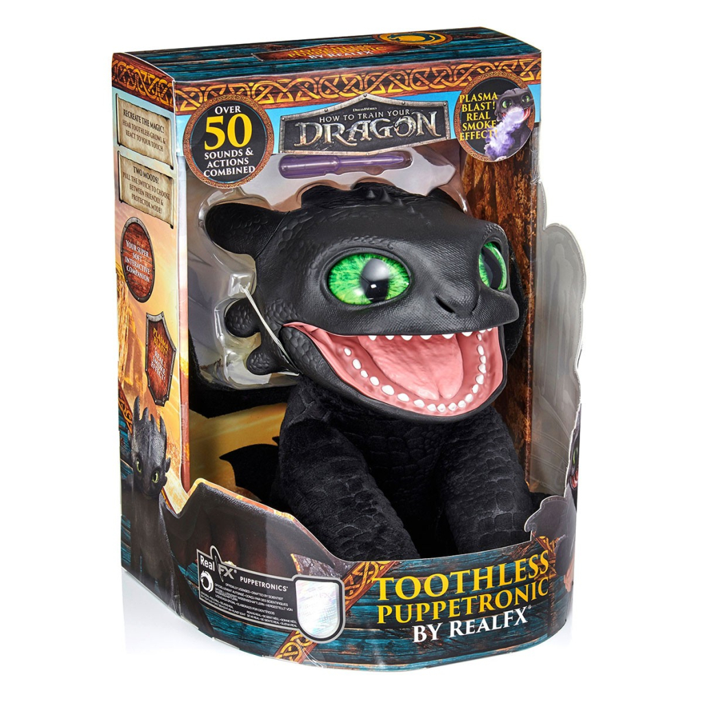 Інтерактивна іграшка Real FX Беззубик (HTTYD-1001-01)
