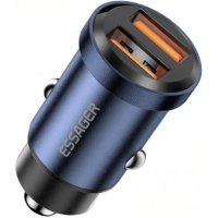 Зарядний пристрій Essager 2xUSB 30W blue (ECC2A-TL03)